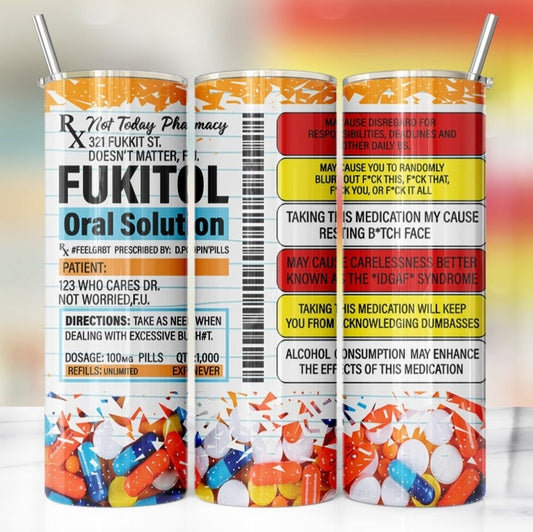 Fukitol RX Tumbler